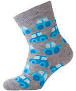 Melton cars printed baby socks