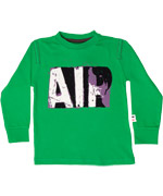 Long sleeve T-shirt with "air" print by Minymo