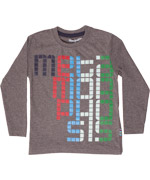 Computer print long sleeve T-shirt by Minymo