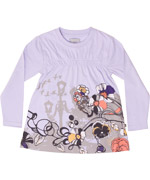 Flower printed tunic by Minymo