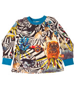 Blouse in cirkus animal print by LouieLouis