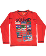 Name It red t-shirt cassette print