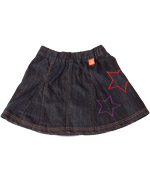 Louie Louis denim skirt with stars