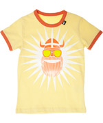 Danefæ yellow UV Tee with sunny Erik