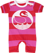 Danefæ summer playsuit with a swan