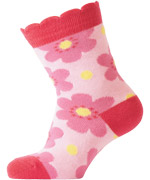 Melton baby printed socks