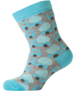 Melton baby printed socks