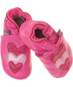 Leather baby slippers by Melton
