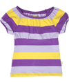 Mala purple and yellow top for girls