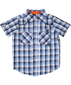 Molo black and blue checked shirt