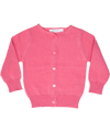 Wheat charming pink baby girl cardigan
