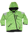 Molo neon green soft shell jacket
