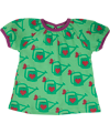 Ej Sikke Lej green t-shirt with hearts