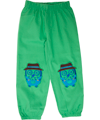 Ej Sikke Lej groene broek met grappige uilenprint