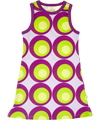 Mala geometric shape printed dress