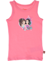 LEGO pink tank top with Emma and Mia