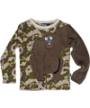 Ubang camouflage t-shirt with big gorilla