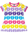 Smafolk adorable pink apple printed baby