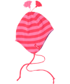 Knitted striped baby hat by Melton