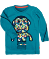 Name It leuke turquoise t-shirt met kleurrijke aap