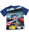 Molo Toffe T-shirt Voor Racewagen Fans met Grote Kleurvakken