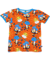 Småfolk vrolijke zomer t-shirt met paddestoeltjes print