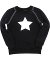 Molo te gekke zwarte trui met grote witte ster