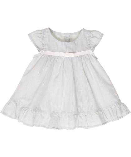 Wheat adorable romantic baby dress (Dress tiebow frill)