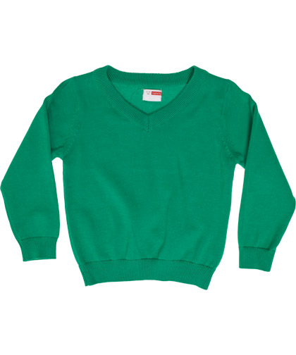 Name It basic V-neck green sweater (VAKKE V-neck)