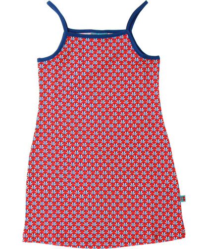 New! Froy & Dind retro printed summer dress in red (Summerdress)