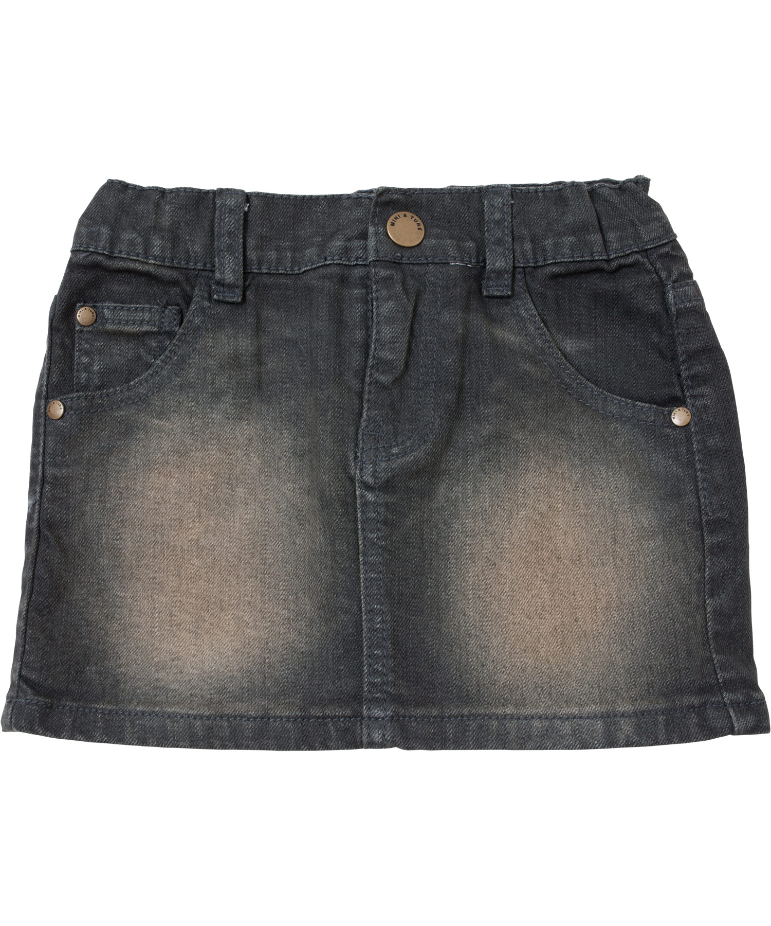 Bargain! Mini A Ture adorable dark grey jeans mini-skirt (Noma)