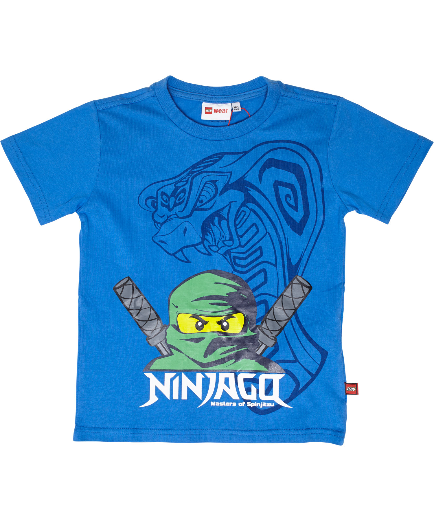 New! LEGO cool blue Ninjago t-shirt with green ninja