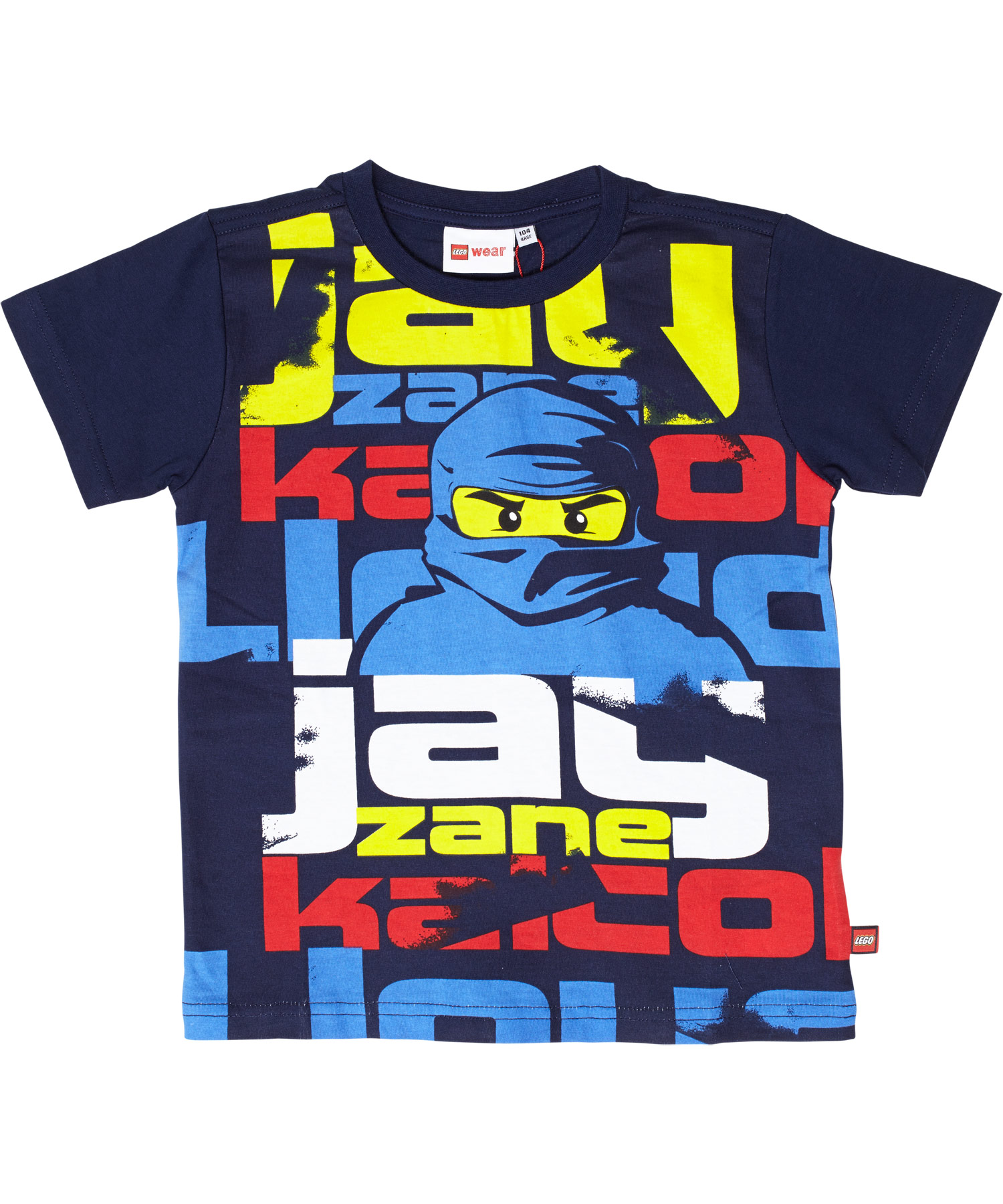 New! LEGO navy ninja blue t-shirt the with Jay, Ninjago