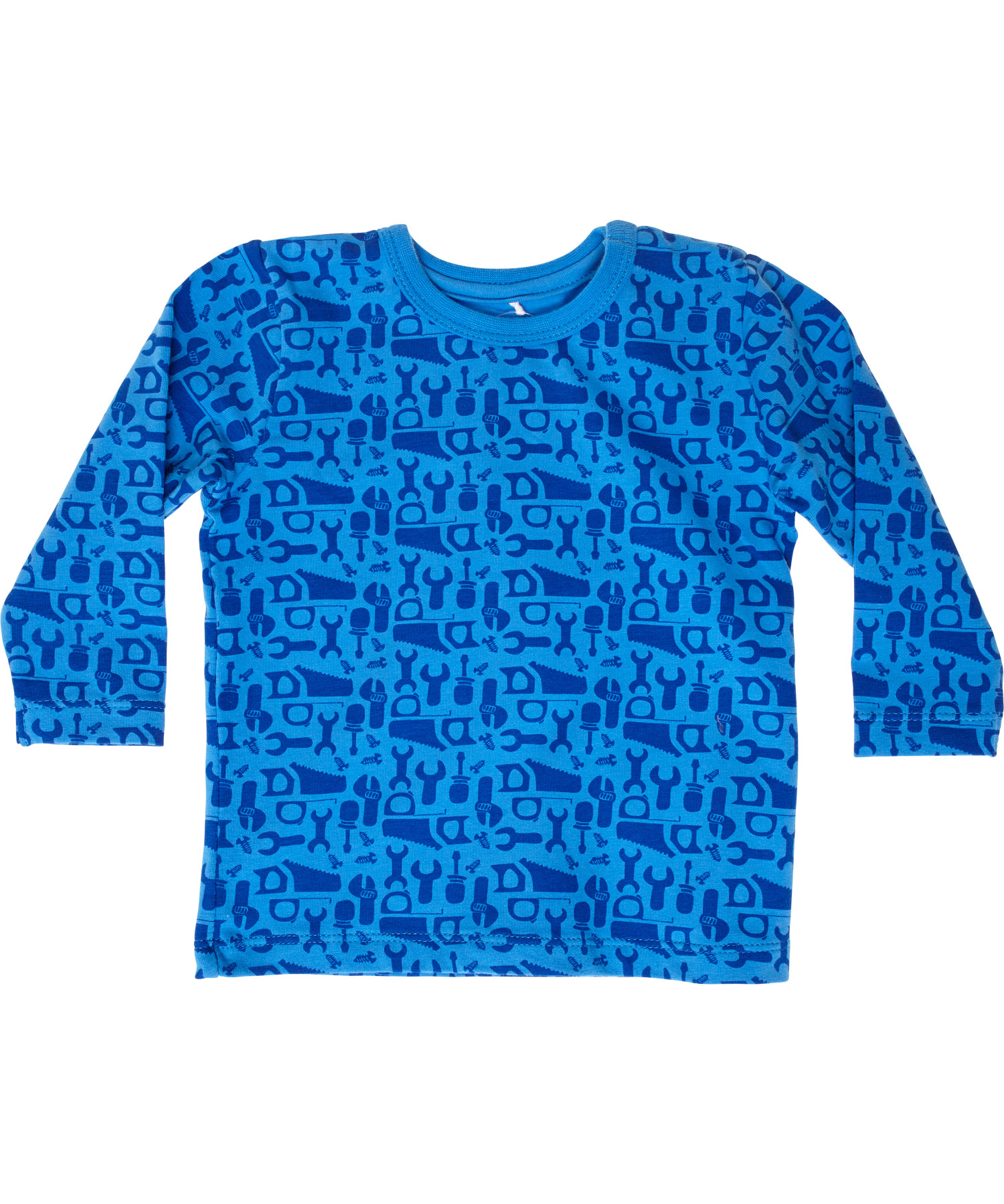New! Name It fun tool printed blue newborn t-shirt (Yums nb)