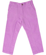 Katvig trendy paarse broek in geribde katoen