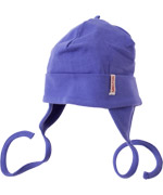 Melton cotton baby bonnet in lavender