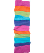 Melton rainbow-striped legwarmer