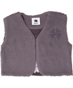 Holly's short dark grey vest