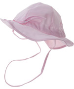 Melton baby-girl summer hat with Vichy print