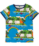 SmÃ¥folk funny animal-island printed T-shirt
