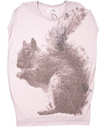 Little Remix squirrel printed shirt