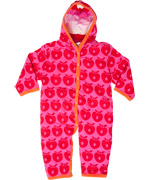 SmÃ¥folk reversible apple printed coverall