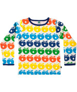 SmÃ¥folk multi-colored apple printed T-shirt
