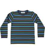 Mini A Ture T-shirt with an edgy multi-colored stripe