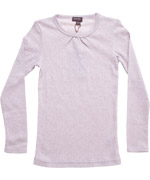 Norlie basis subtiel roze t-shirt met pointelle