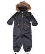 Ticket To Heaven superb snow coverall for toddlers in dark grey