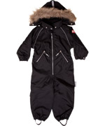 Ticket To Heaven superb snow coverall for toddlers in black