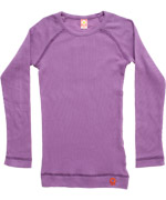Katvig basic organic T-shirt in purple
