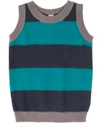 Katvig striped knitted waistcoast for boys