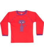 Ej sikke Lej school T-shirt with cat